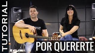 Como Tocar POR QUERERTE de Efecto Mariposa en guitarra tutorial completo