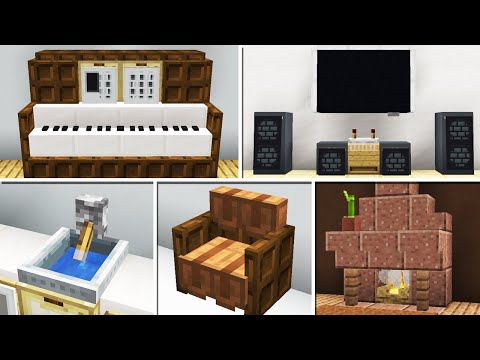 AverageTuna - 10 Additional Interior Furniture Ideas to Enhance Your Minecraft Builds