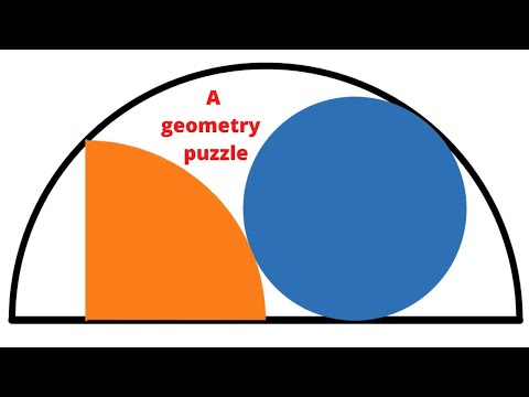 A Circle, a Semicircle, and a Quarter Circle