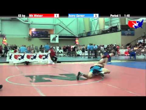 Nik Weiser vs. Avery Garner at 2013 ASICS University Nationals - FS