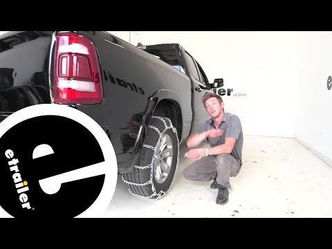 etrailer | Beginner’s Guide to Installing the Titan Chain Snow Tire Chains w Cams on a 2020 Ram 1500