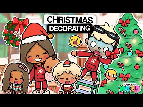 Decorating Our House FOR CHRISTMAS!🎄(EP 10) | Toca Life World Family Roleplay 🌍