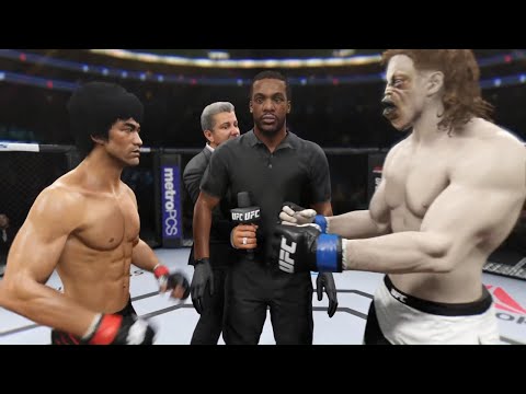 Bruce Lee vs. Evil Ed - EA Sports UFC 2 - Dragon Fights 🐉