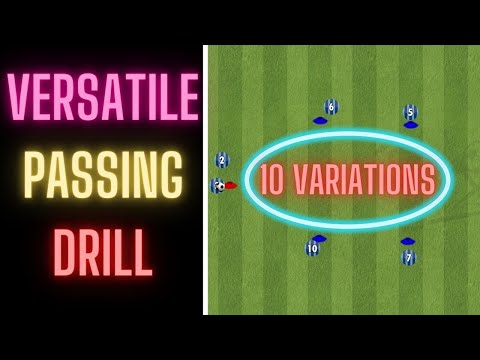 Versatile Passing Drill | 10 Variations | Football/Soccer