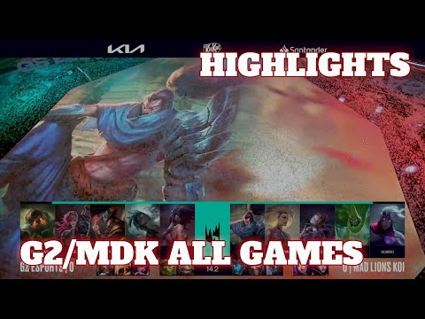 G2 vs MDK - ALL GAMES (bo5) Highlights | Grand Finals LEC Winter 2024 | G2 Esports vs Mad Lions KOI