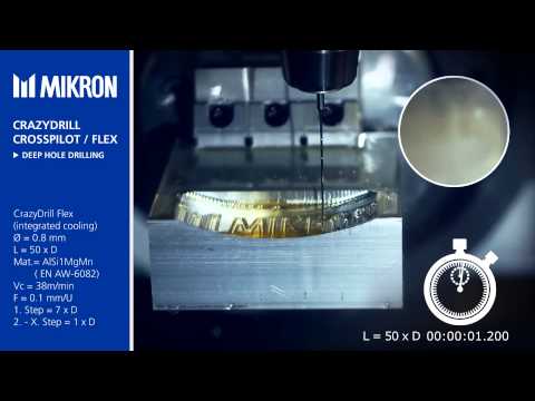 MIKRON TOOL - CrazyDrill Flex - 2013_Flexibility_Deep hole drilling