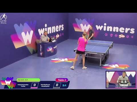 Winners League 15.11.21  Palazhchenko Yuliia - Kardashova Anastasiia 22:30