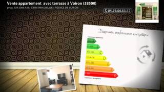 preview picture of video 'Vente appartement  avec terrasse à Voiron (38500)'