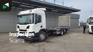 Camion porte-conteneur Scania P500 P 6X2 Full Air Zepro 2500kg Ladebordwand Lift-Lenk Asche Re | Image 4 - Autoline