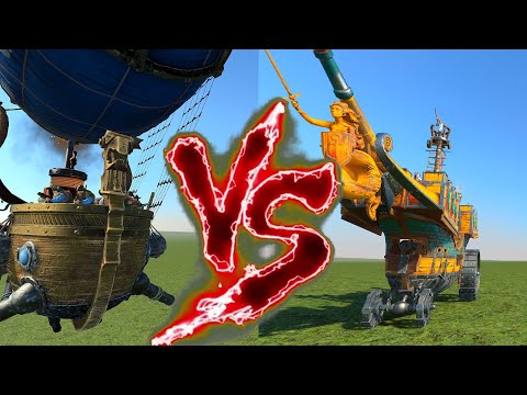 Thunderbarge VS 2 Land Ships. Total War Warhammer 3