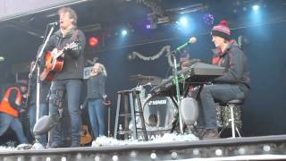 Blue Rodeo&#39;s Jim Cuddy on the CP Holiday Train in Fort Macleod