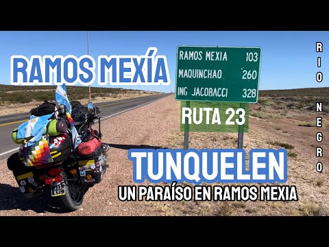 RUTA 23 | RÍO NEGRO | RAMOS MEXÍA | TUNQUELEN | en moto por Argentina