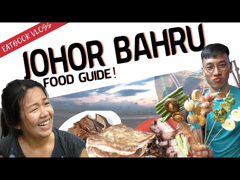 Comida e atrações em Johor Bahru, incluindo um parque temático noturno | Eatbook Overseas Guide | EP 4