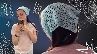 The Easiest Crochet Bandana Pattern EVER! Perfect for Beginners | Adjustable to ANY Size