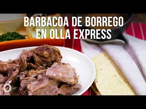 Barbacoa de Borrego en Olla Express