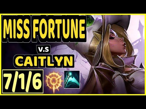 SANGYOON (MISS FORTUNE) vs CAITLYN - 7/1/6 KDA BOTTOM ADC CHALLENGER GAMEPLAY - KR