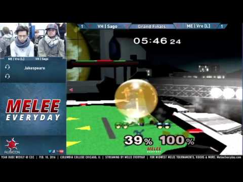 CCC Weekly [2/10/16] - GF: VH | Sago (Marth) vs. ME | Vro (Falcon)