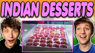 Americans React to Indian Desserts! | Sweet INDIAN STREET FOOD Tour in North India!