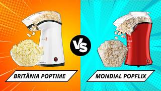 Popflix Mondial ou Britânia Pop Time: O Melhor Custo-Benefício em Pipoqueira Elétrica! [COMPARATIVO]