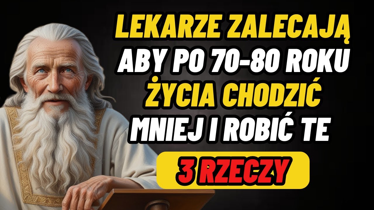 Jeśli masz 70-80 lat: chodź mniej i rób te trzy rzeczy | Nauki buddyjskie