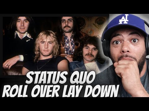 GUITAR WENT CRAZY!| FIRST TIME HEARING Status Quo -  Roll Over Lay Down REACTION