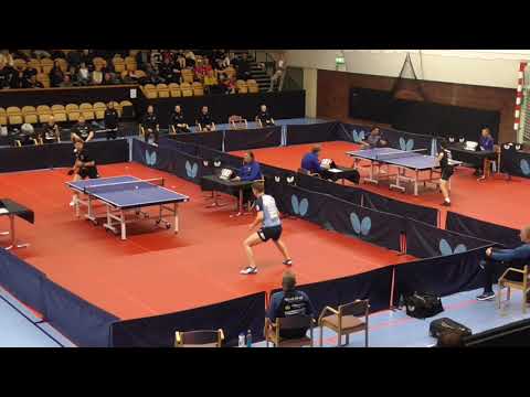 Emil Bergström - Owen Cathcart         Västers BTK - Halmstad BTK