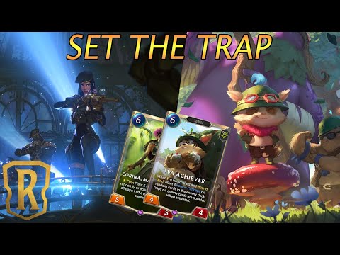 TRAP Your Opponents With Teemo & Caitlyn | Legends Of Runeterra | Deck Tech