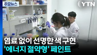 '색은 선명하게 에너지는 적게'...구조색 원리 이용한 페인트 / YTN