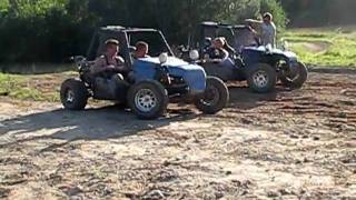 preview picture of video 'Dune buggy racing in Augsligatne Dne, Latvia'