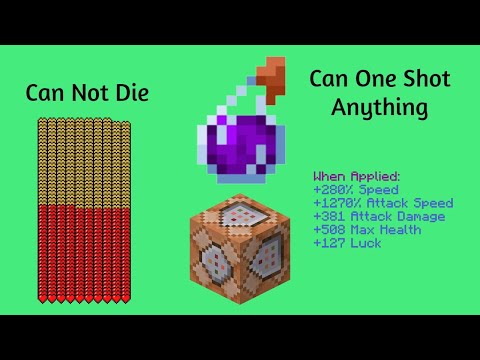 How To Make A OP Potion Using Commands
