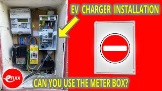 Can ELECTRICIANS fit equipment inside the DNO METER BOX? - EV Charger Installation UK