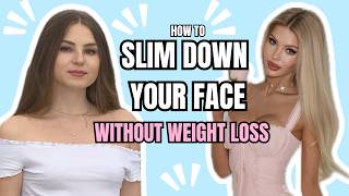 How I slimmed down my face without loosing weight - Glowup (Episode 2)
