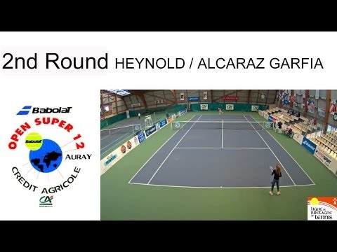 Victory of Alcaraz Garfia (ESP) over Heynold (GBR) (4-6 6-3 6-2) - Open Super 12 Auray - Boys Single