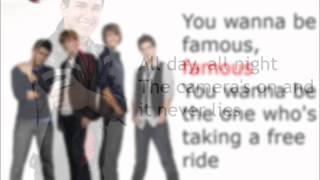 Big Time Rush - Famous with Lyrics