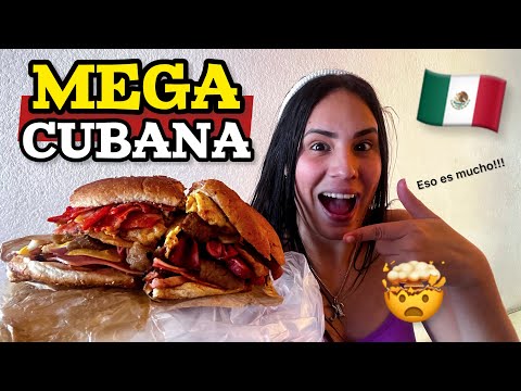 Why is it called that? 🤔 A bewildered Cuban woman trying the famous Mexican Cuban sandwich 🇲🇽🇨🇺