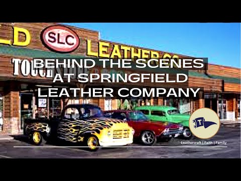 Behind The Scenes At Springfield Leather Company / Leather Store / Leather Workshop / Leathercraft