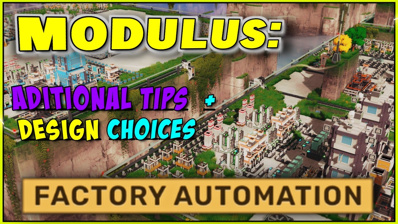 Modulus Factory Tips: Smart Design & More Fun