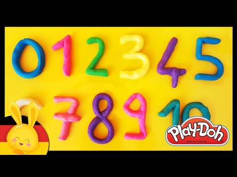 Zahlen lernen für Kinder - Deutsch Play Doh - Learn numbers in german - Titounis