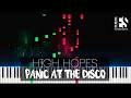 High Hopes Panic At The Disco Piano Tutorial Eliab Sandoval