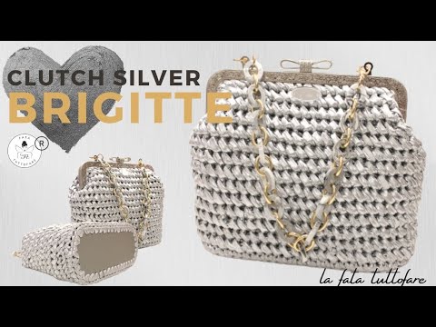 Tutorial Clutch Brigitte a ganchillo La Fata Tuttofare