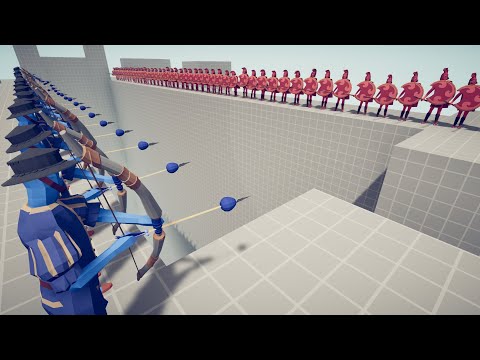 50x BALLON ARCHER vs 50x UNITS | Totally Accurate Battle Simulator TABS