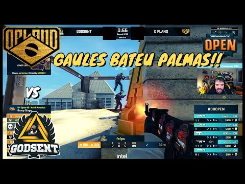 O PLANO vs GODSENT - DREAMHACK OPEN NA 2021 - CSGO HIGHLIGHTS - NARRAÇÃO GAULES