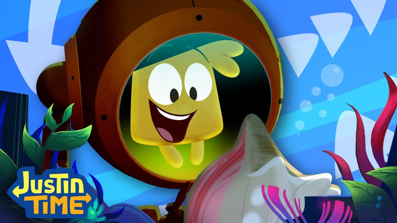 Underwater Adventures! 🐟🐚 Justin Time 6 FULL EPISODES! 🐠