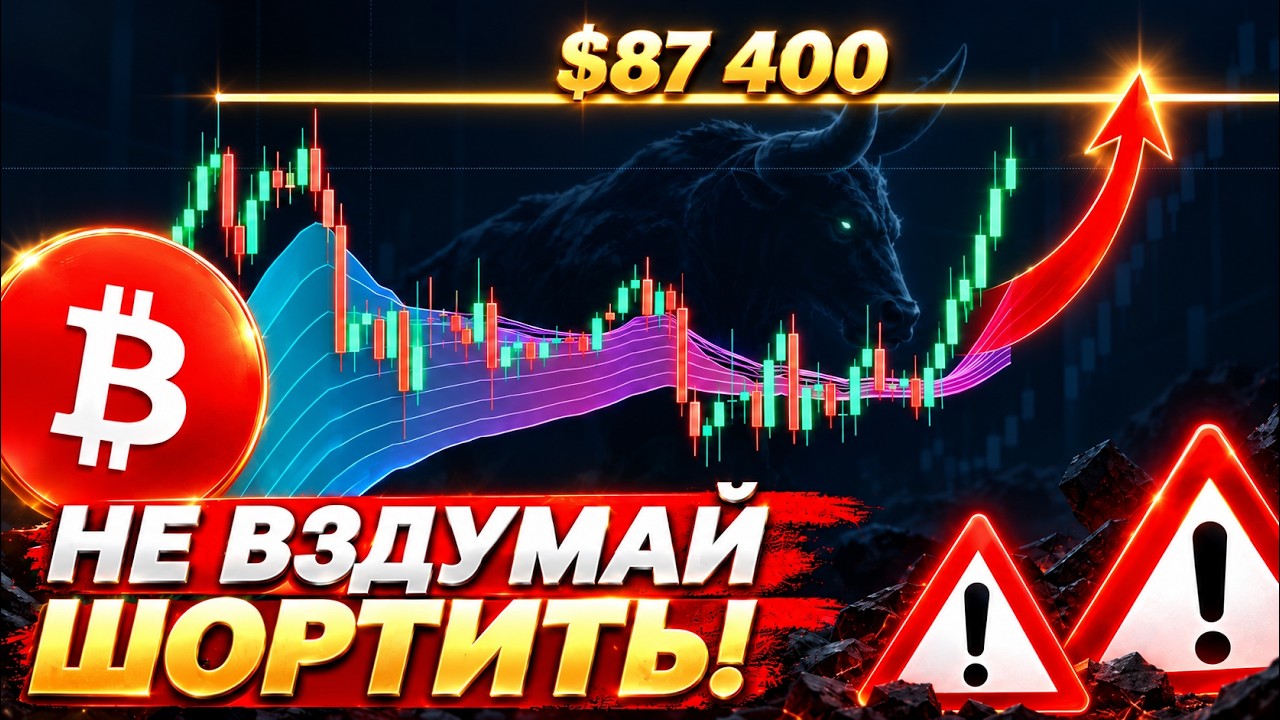 🚨СРОЧНО, БИТКОИН ГОТОВИТ НОВЫЙ ИМПУЛЬС ВВЕРХ?!