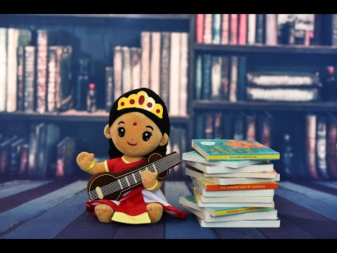 Multicolor 7 inch modi saraswati devi plush toy, for interio...