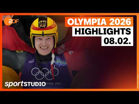 Olympia Highlights Sonntag 08.02. | Mailand Cortina 2026 | sportstudio