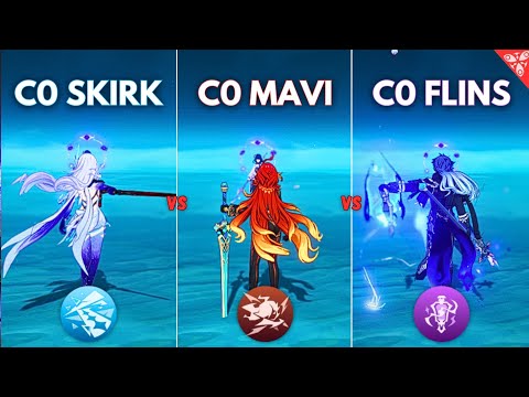 Who is the BEST DPS?? Flins vs Mavuika vs Skirk ! [ Genshin Impact ]