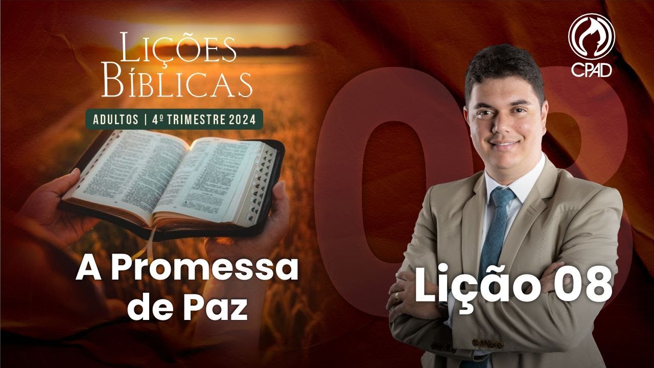 EBD Lição 08: A Promessa de Paz 4º Trimestre de 2024 | Murilo Alencar