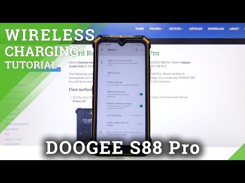 How to Activate Reverse Wireless Charging in Doogee S88 Pro?