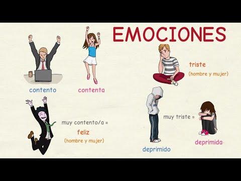 Learning Spanish: Emotions and moods 😀😩 (basic level)